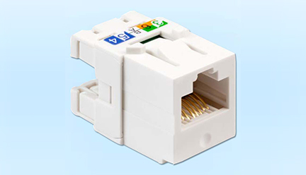 超5類(lèi)非屏蔽RJ45信息模塊打線式 (1)